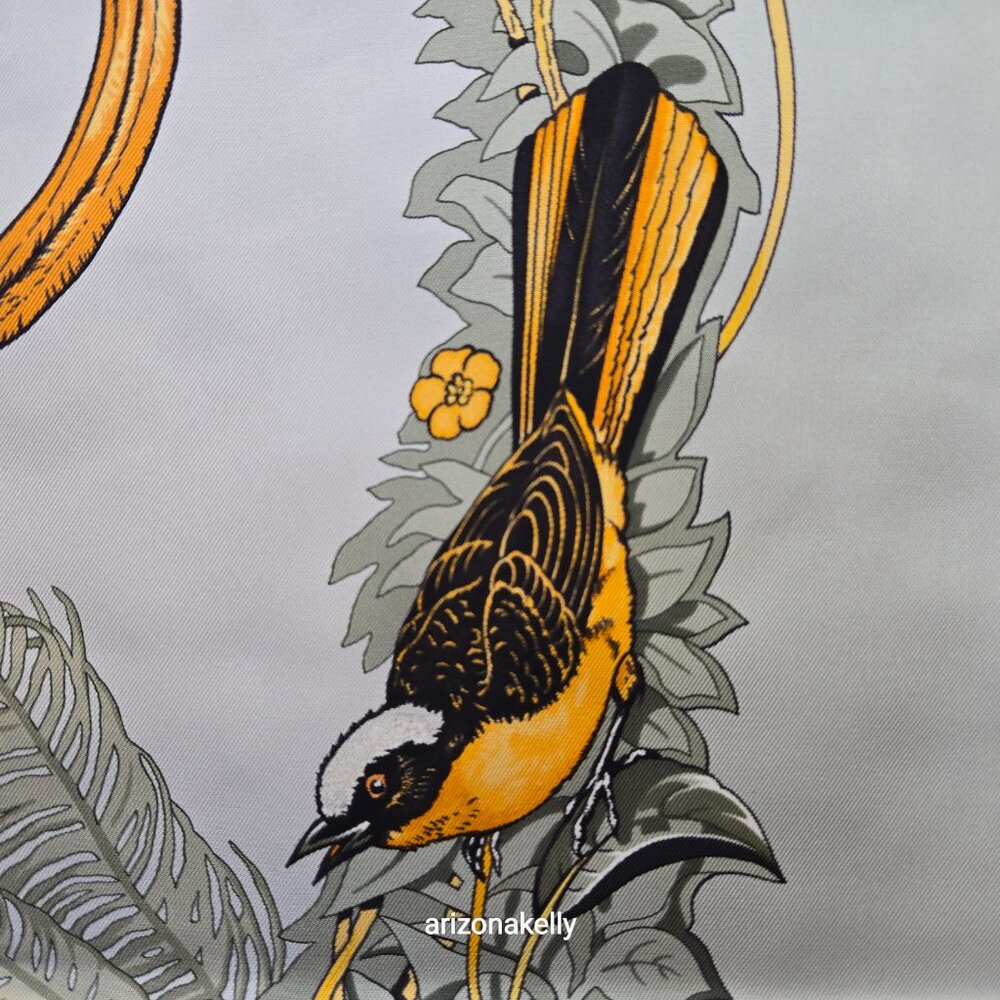 PERFECT Hermès Jungle Love Silk Scarf Leopards Robert Dallet - Picture 8 of 17